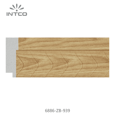 6886-ZB-939 — 5.17cm Natur PS Bilderrahmenleiste