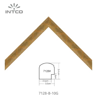 7128-B-10G — 3.15cm PS Picture Frame Moulding