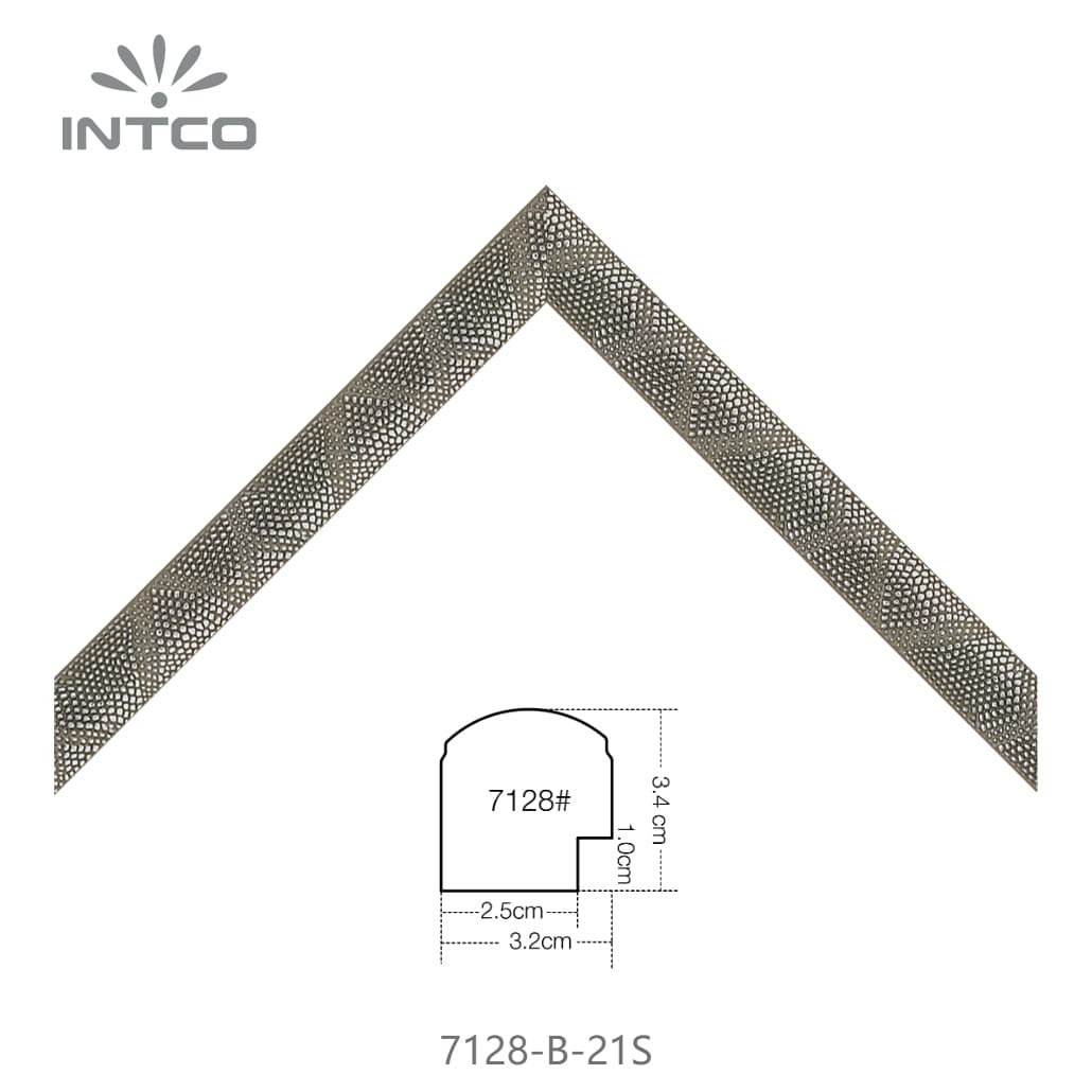 7128-B-21S — 3.15cm PS Picture Frame Moulding
