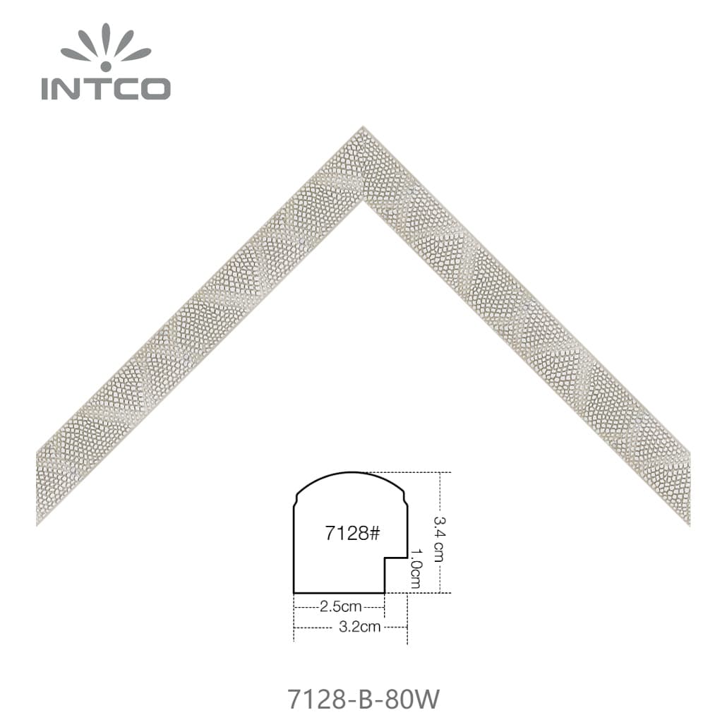 7128-B-80W — 3.15cm PS Picture Frame Moulding