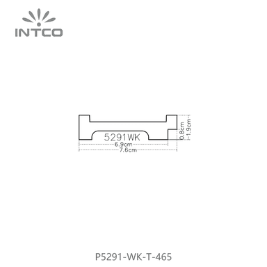 P5291-WK-T-465 — 7.62cm PS Bilderrahmenleiste