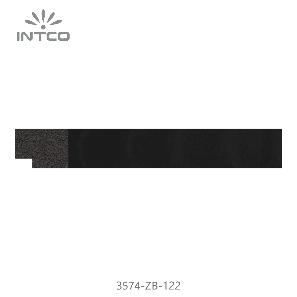 3574-ZB-122 — 2cm Black PS Picture Frame Moulding
