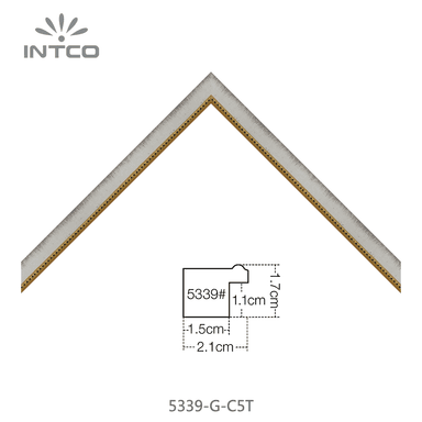 5339-G-C5T — 2.05cm PS Picture Frame Moulding