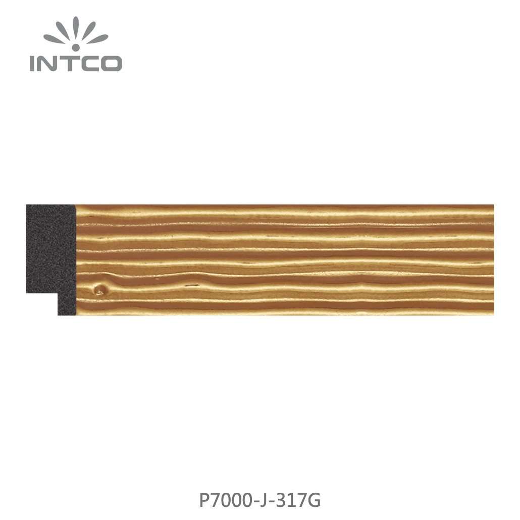 P7000-J-317G — 3.18cm Gold PS Bilderrahmenleiste