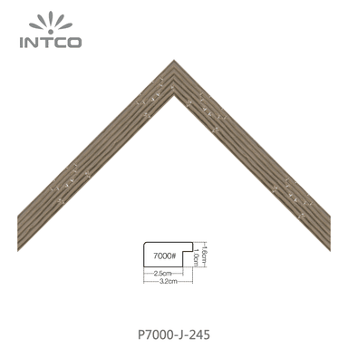 P7000-J-245 — 3.18cm Bronze PS Bilderrahmenleiste