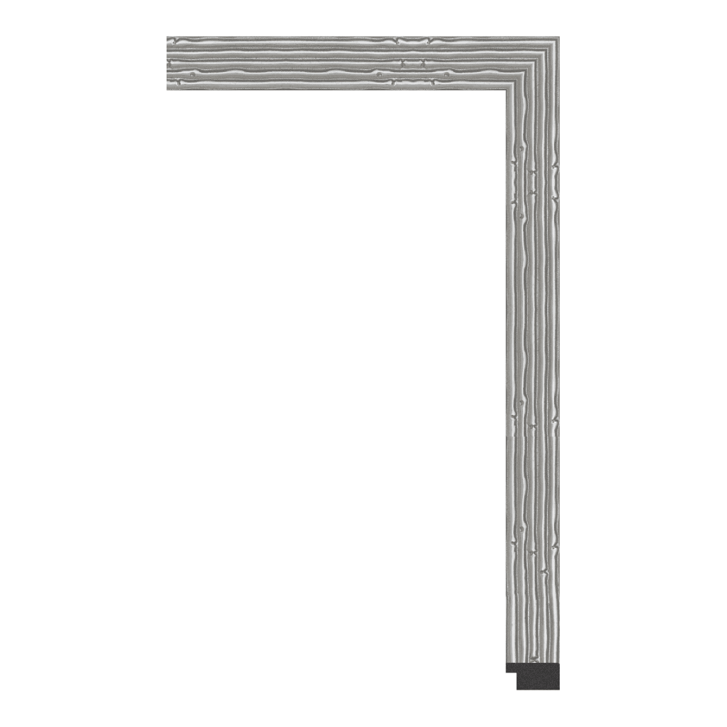 P7000-J-019S — 3.18cm Argenté PS Baguette d'Encadrement