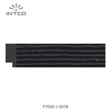 P7000-J-007B — 3.18cm Noir PS Baguette d'Encadrement