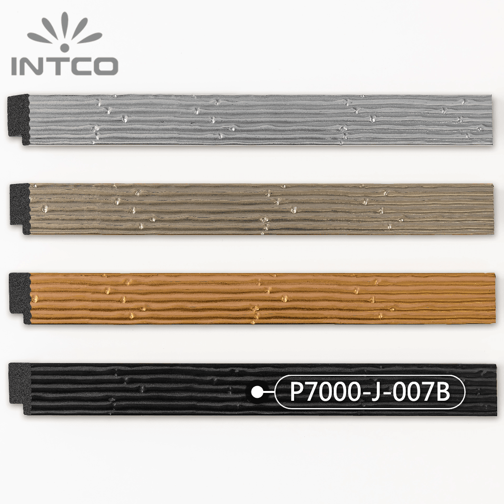 P7000-J-007B — 3.18cm Noir PS Baguette d'Encadrement