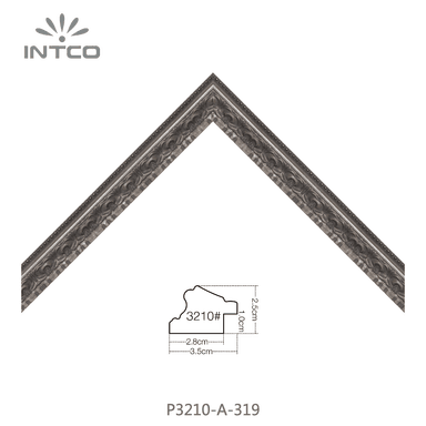 P3210-A-319 — 3.5cm Bronze PS Moldura para Quadro