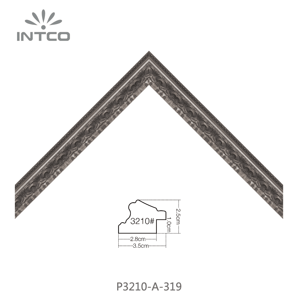 P3210-A-319 — 3.5cm Bronze PS Moldura para Quadro