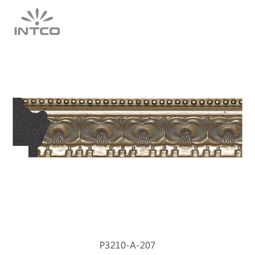 P3210-A-207 — 3.5cm Gold PS Bilderrahmenleiste