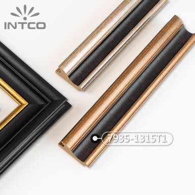 7935-1315T1 — 6cm Gold PS Bilderrahmenleiste