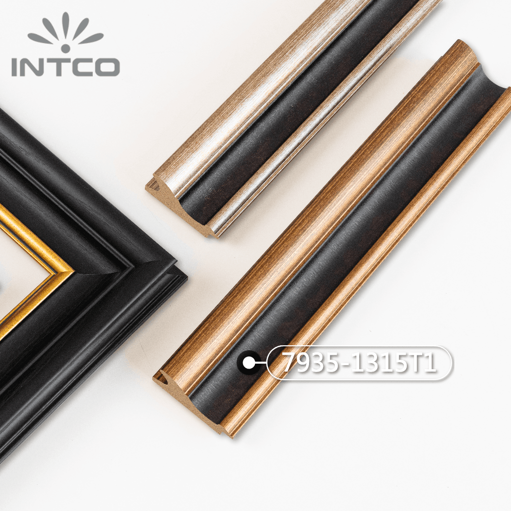 7935-1315T1 — 6cm Gold PS Bilderrahmenleiste