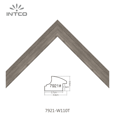 7921-W110T — 4.5cm Natur PS Bilderrahmenleiste