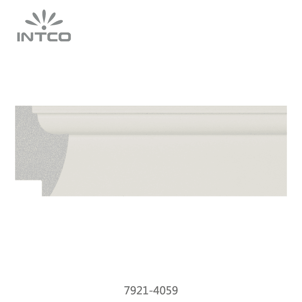 7921-4059 — 4.5cm Branco PS Moldura para Quadro