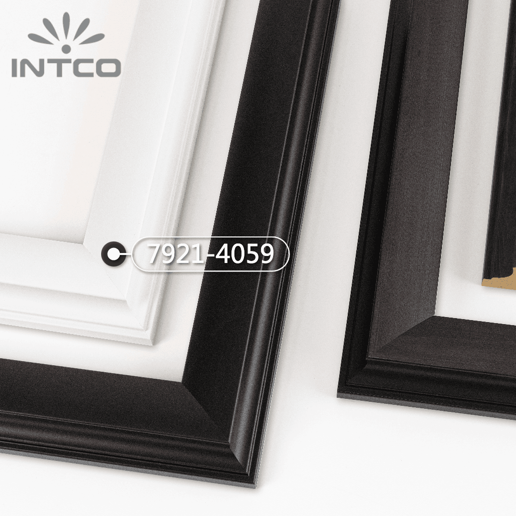 7921-4059 — 4.5cm Branco PS Moldura para Quadro