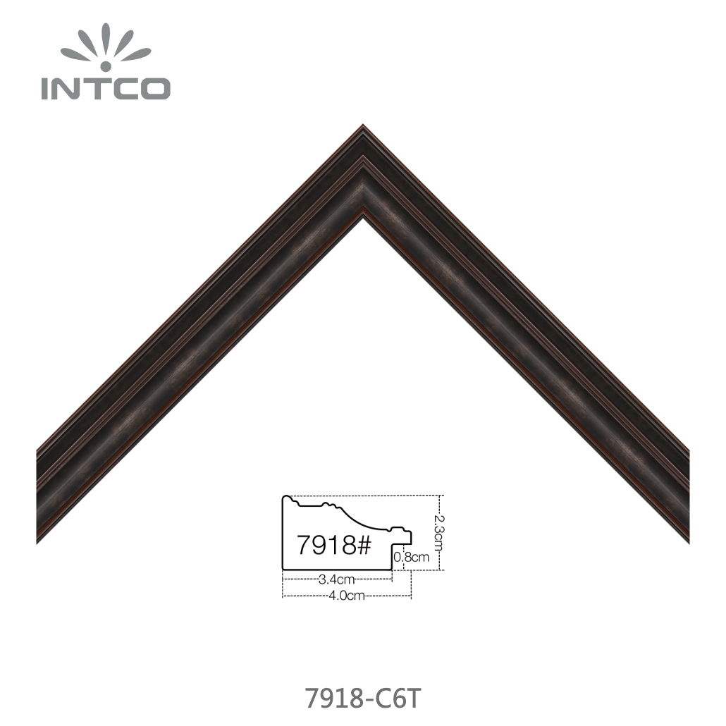 7918-C6T — 4cm Multicolore PS Baguette d'Encadrement