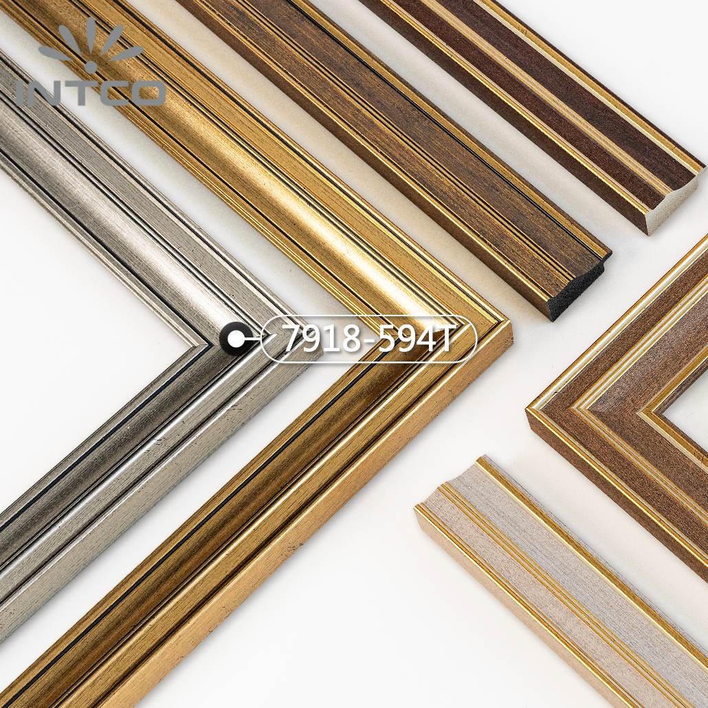 7918-594T — 4cm Argenté PS Baguette d'Encadrement