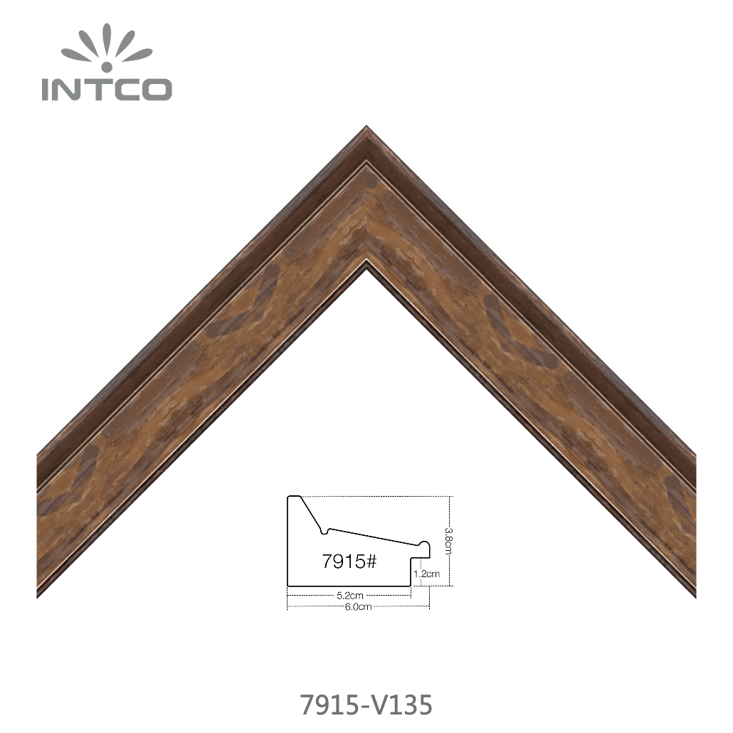 7915-V135 — 6cm Bronze PS Moldura para Quadro