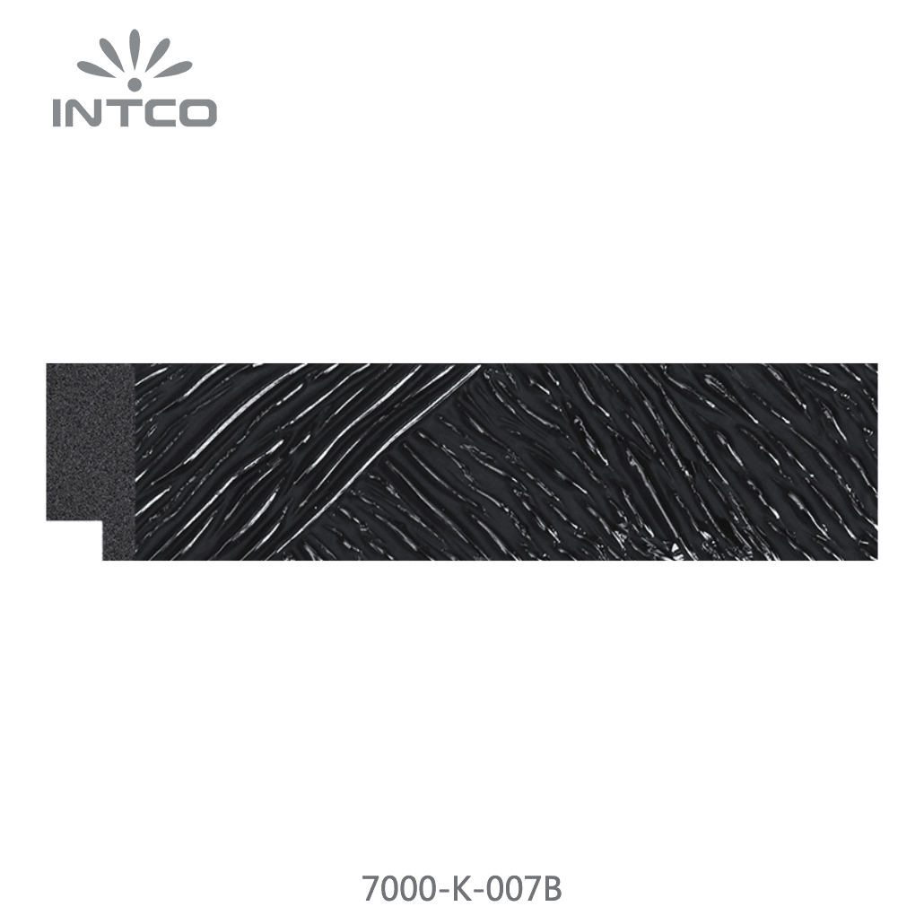 7000-K-007B — 3.18cm Schwarz PS Bilderrahmenleiste