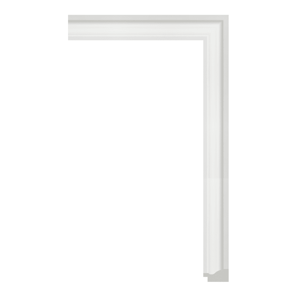 5699-4059 — 3.68cm Weiß PS Bilderrahmenleiste