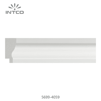 5699-4059 — 3.68cm Blanc PS Baguette d'Encadrement