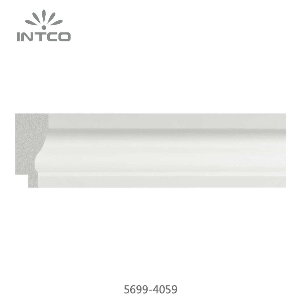 5699-4059 — 3.68cm Blanc PS Baguette d'Encadrement
