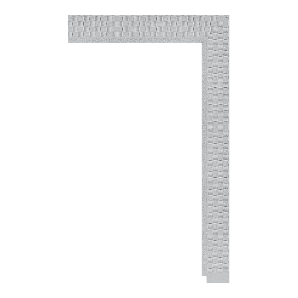 2238-F-024 — 4cm Blanco PS Moldura para Marco de Fotos