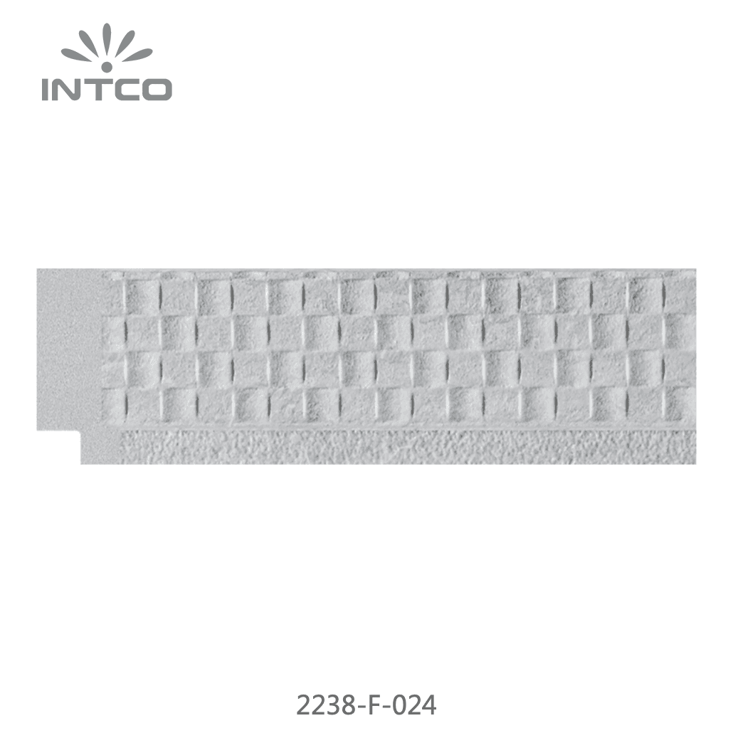 2238-F-024 — 4cm Blanc PS Baguette d'Encadrement