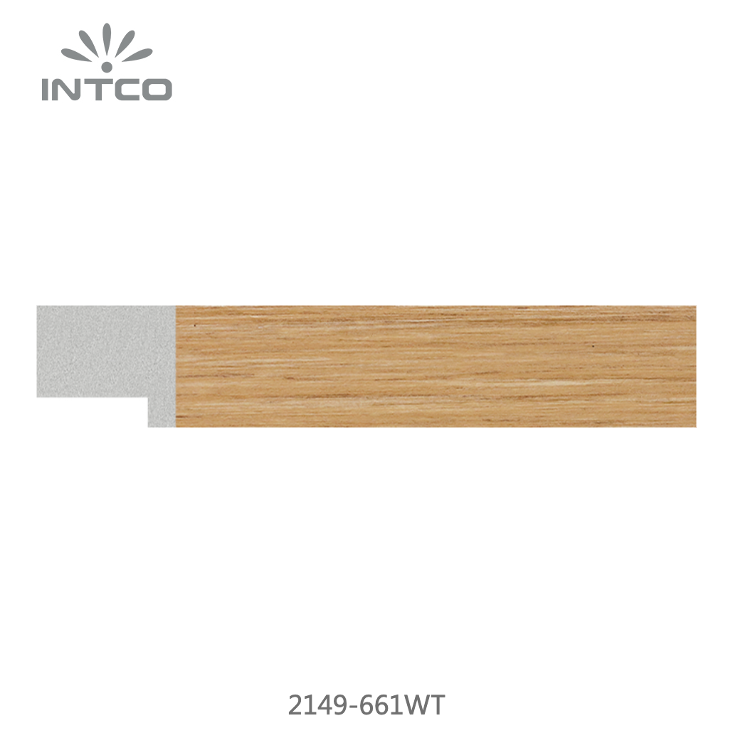 2149-661WT — 2.54cm Natur PS Bilderrahmenleiste
