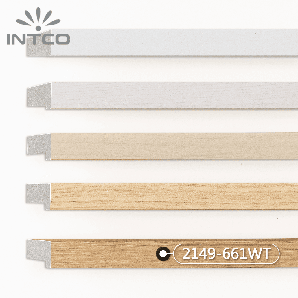 2149-661WT — 2.54cm Natur PS Bilderrahmenleiste