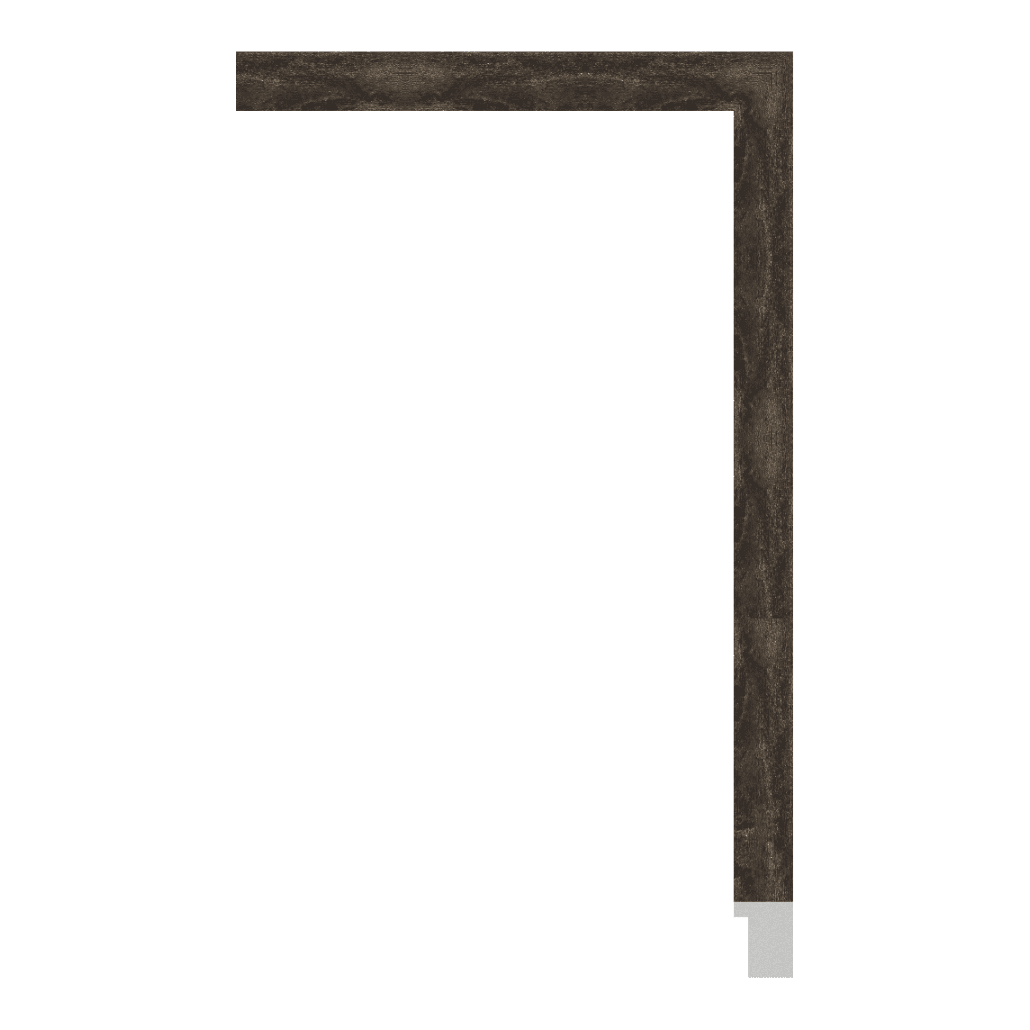 2149-530WT — 2.54cm Natur PS Bilderrahmenleiste