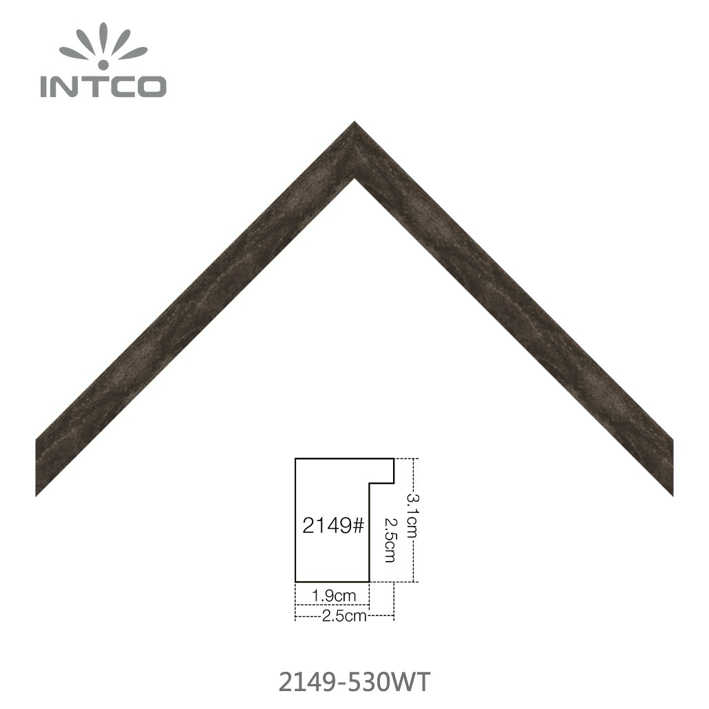 2149-530WT — 2.54cm Naturel PS Baguette d'Encadrement