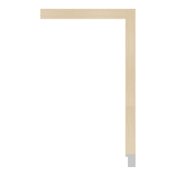 Ps Picture Frame Moulding,2149-331WT,2.54W Picture Frame Moulding