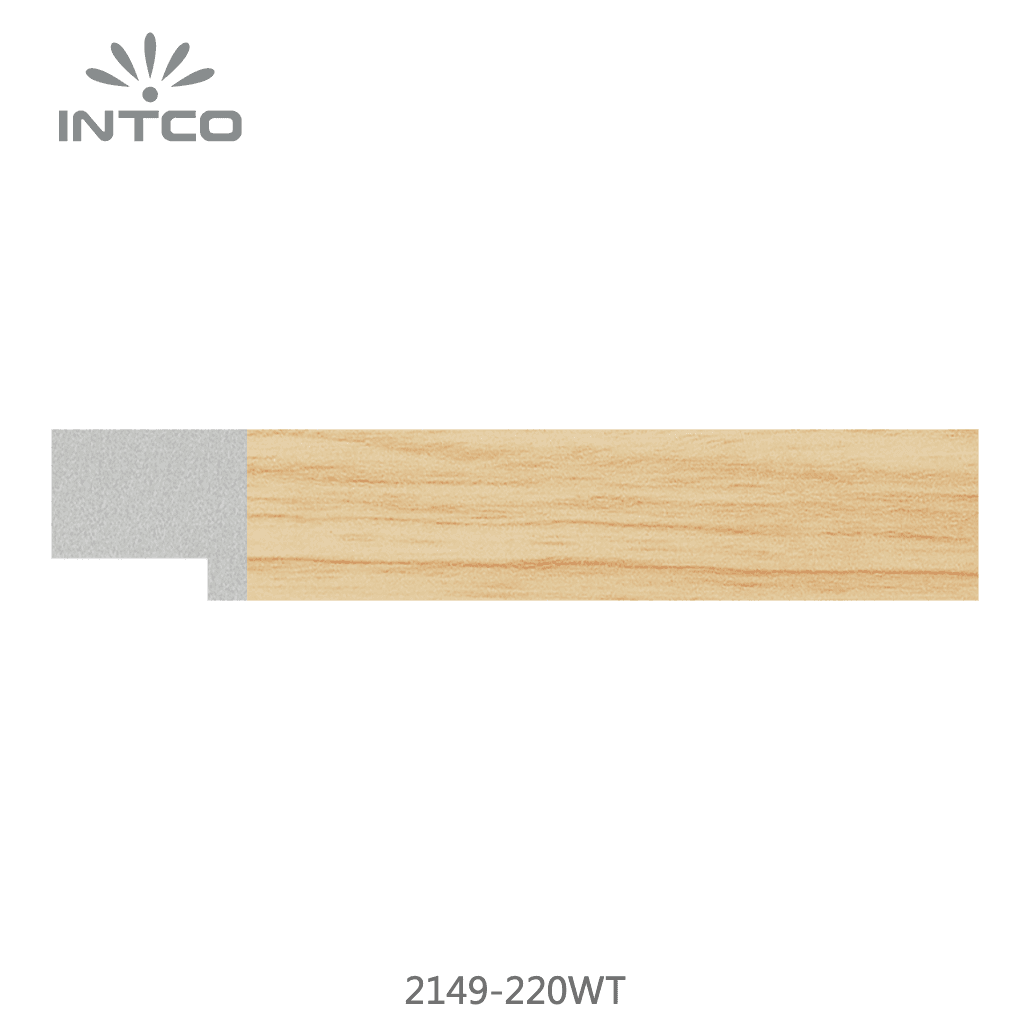 2149-220WT — 2.54cm Natur PS Bilderrahmenleiste