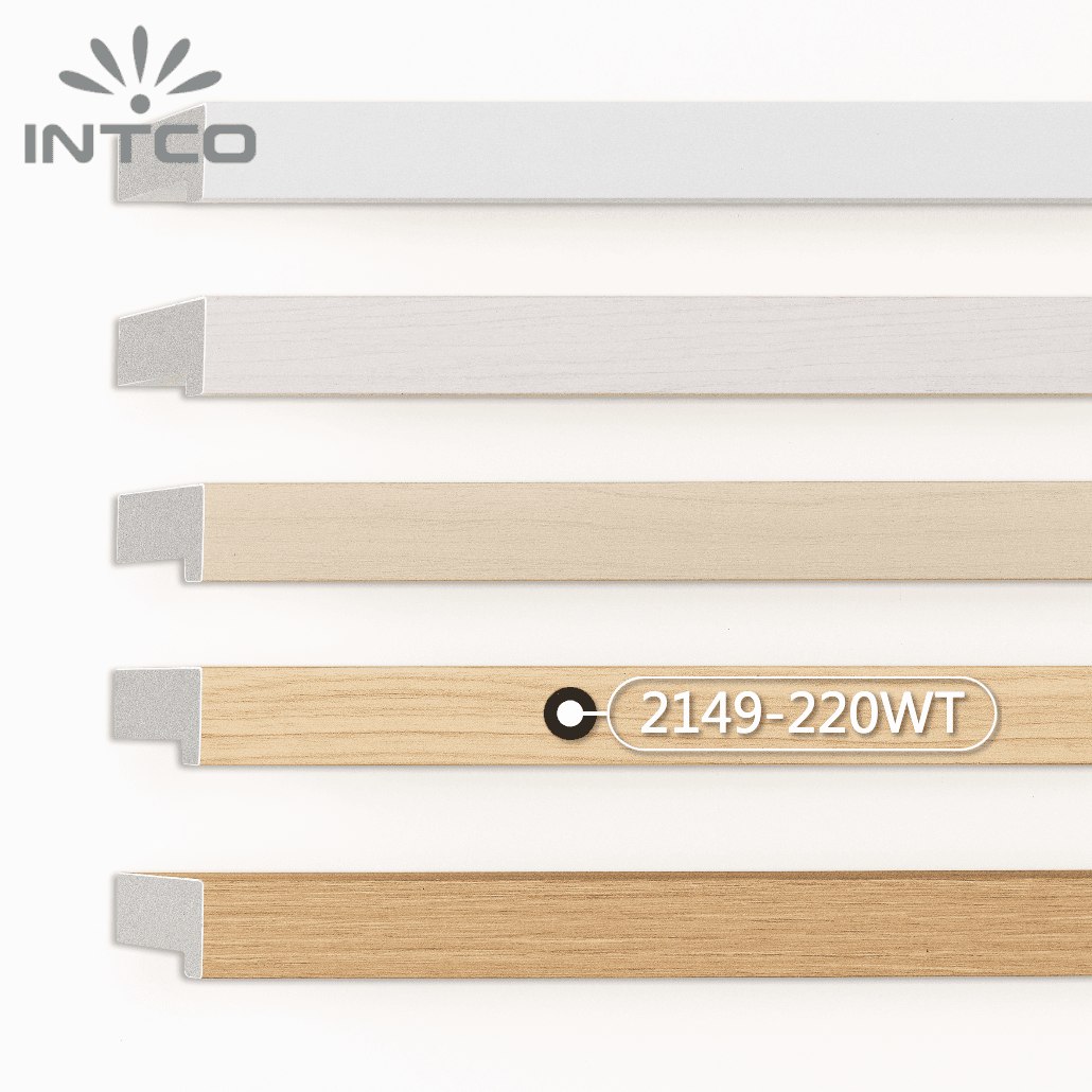 2149-220WT — 2.54cm Natur PS Bilderrahmenleiste