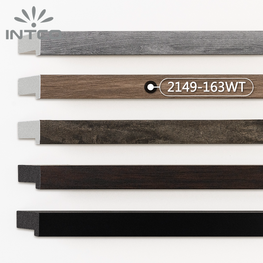 2149-163WT — 2.54cm Natur PS Bilderrahmenleiste