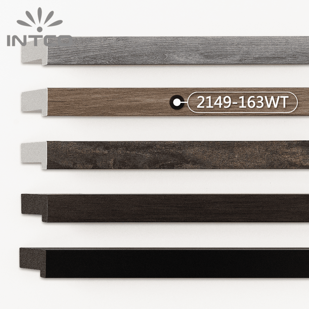 2149-163WT — 2.54cm Natur PS Bilderrahmenleiste