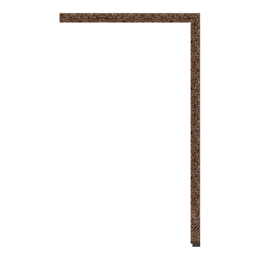 7000-K-174G — 3.18cm Bronze PS Bilderrahmenleiste