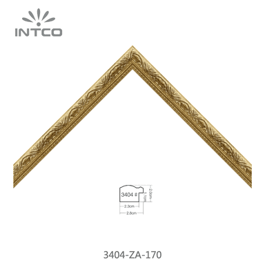 3404-ZA-170 — 2.78cm Argenté PS Baguette d'Encadrement