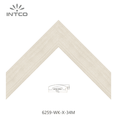 6259-WK-X-34M — 7.17cm Natur PS Bilderrahmenleiste