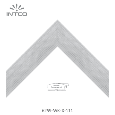 6259-WK-X-111 — 7.17cm Silber PS Bilderrahmenleiste