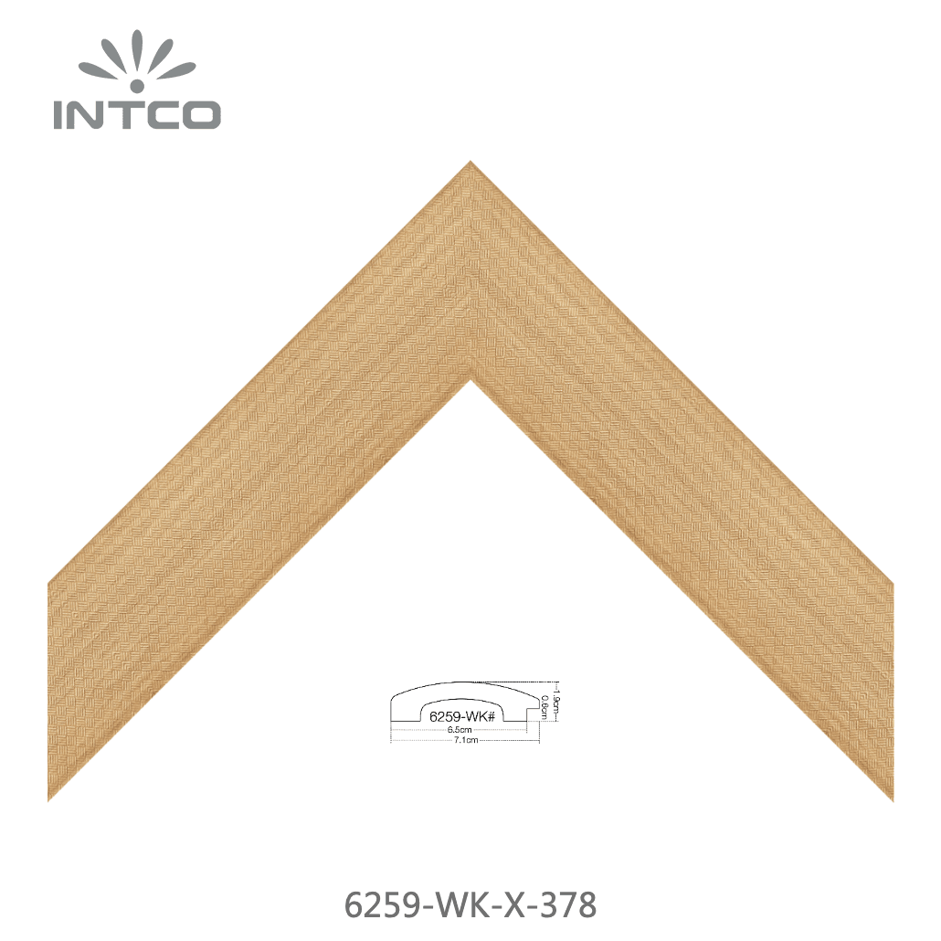 6259-WK-X-378 — 7.17cm Natural PS Moldura para Quadro