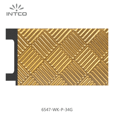 6547-WK-P-34G — 7.5cm Dourado PS Moldura para Quadro