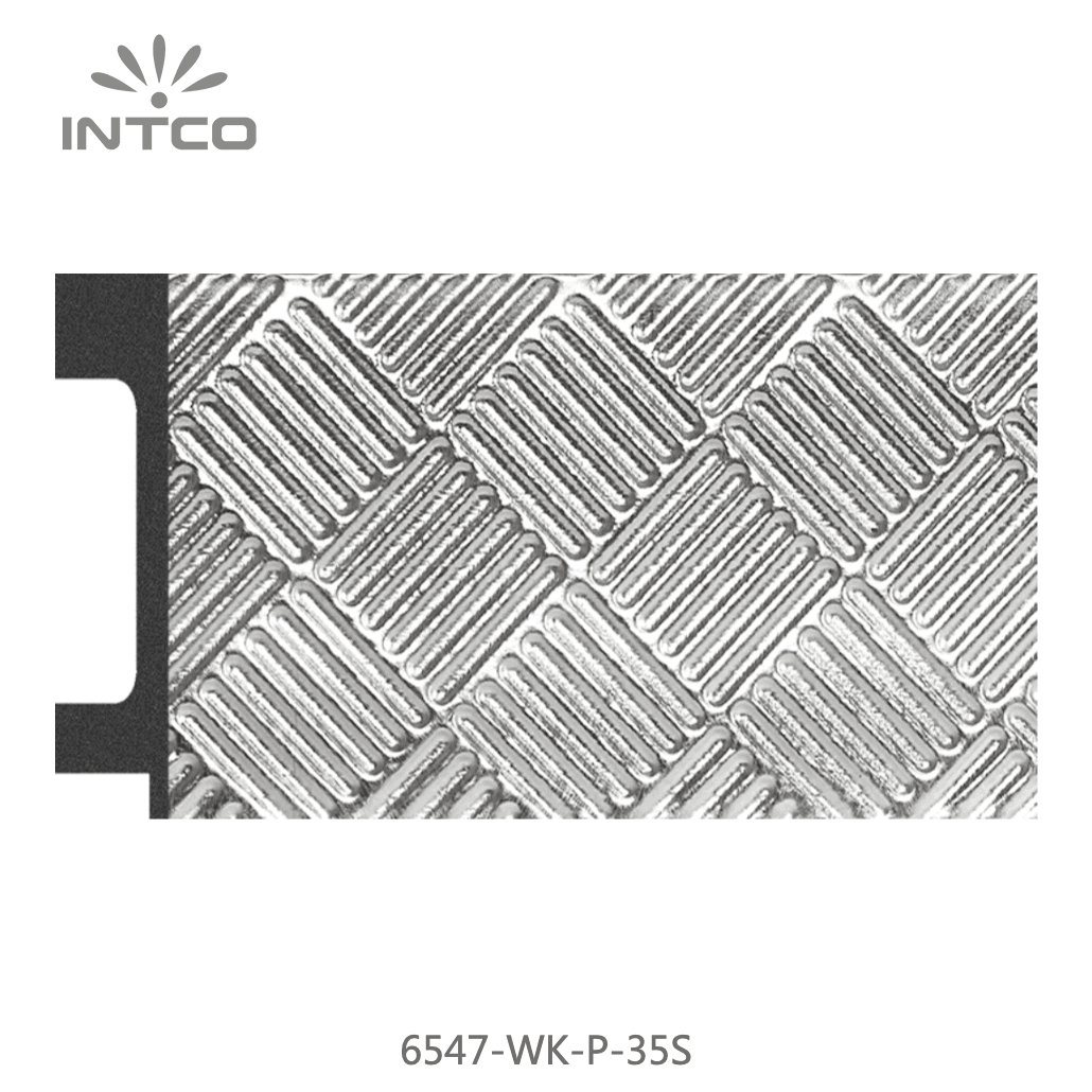6547-WK-P-35S — 7.5cm Silber PS Bilderrahmenleiste
