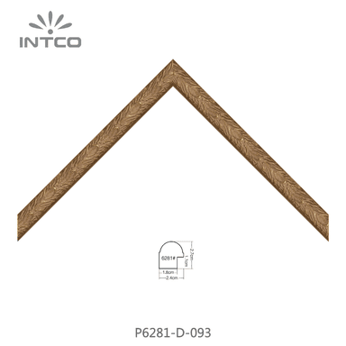 P6281-D-093 — 2.45cm Doré PS Baguette d'Encadrement