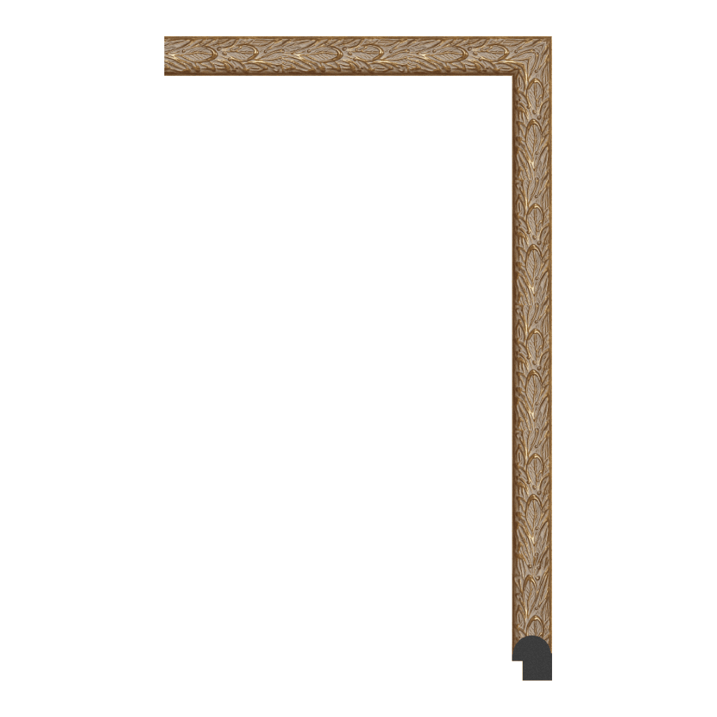 P6281-D-524 — 2.45cm Gold PS Bilderrahmenleiste