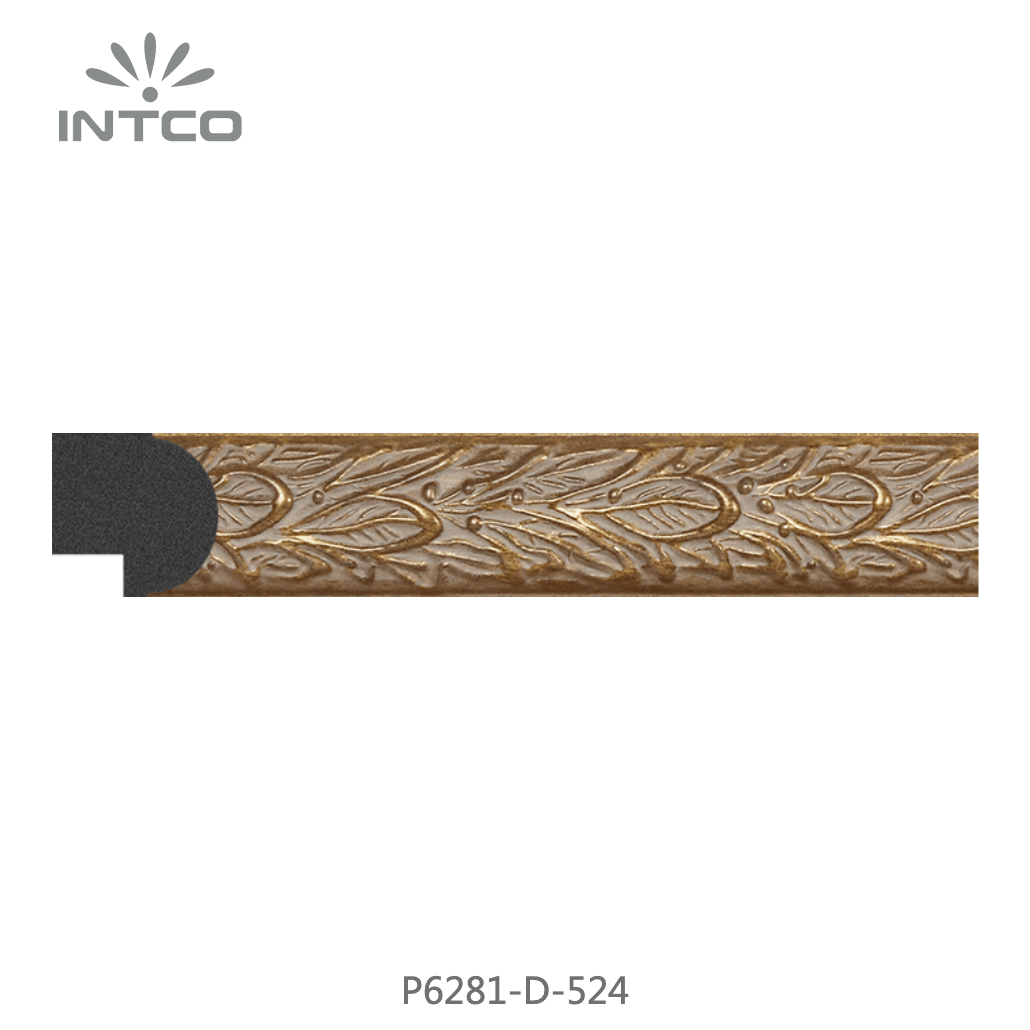 P6281-D-524 — 2.45cm Doré PS Baguette d'Encadrement