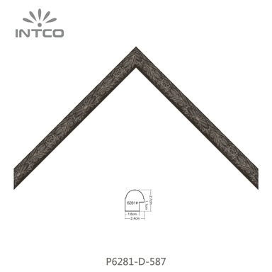 P6281-D-587 — 2.45cm Bronce PS Moldura para Marco de Fotos