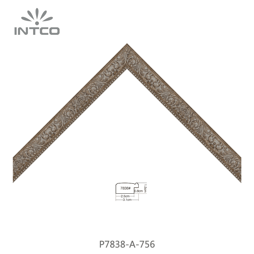 P7838-A-756 — 3.1cm Bronze PS Baguette d'Encadrement
